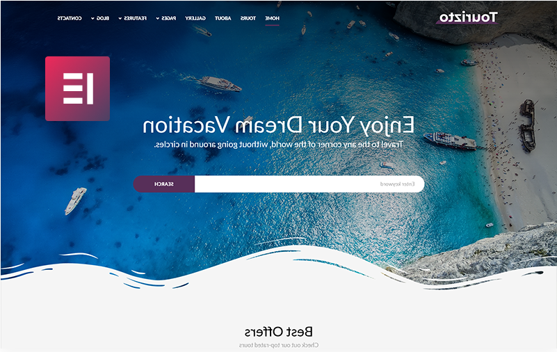 Tourizto - Travel Company Elementor WordPress Theme